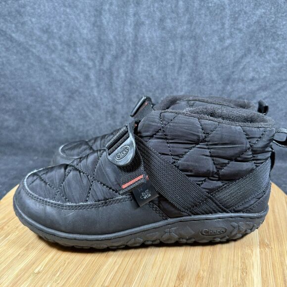 Chaco Women's Ramble Puff Snow Bootie US 6 Slipper Boots Black Water‎ Resist - Picture 3 of 8